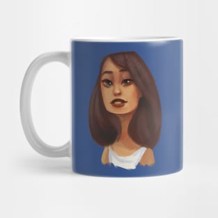 Blue woman Mug